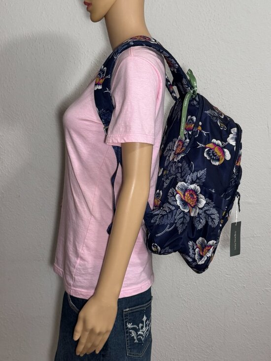 Vera Bradley Bancroft Backpack Nylon Seurat Floral NWT main image 10